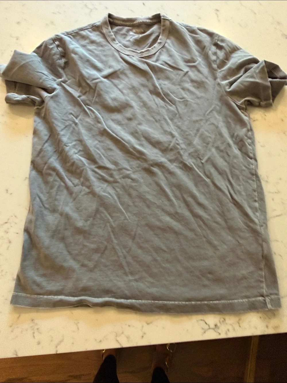 J. Crew Men's Short Sleeve Crew Neck Tee in Slate Blue